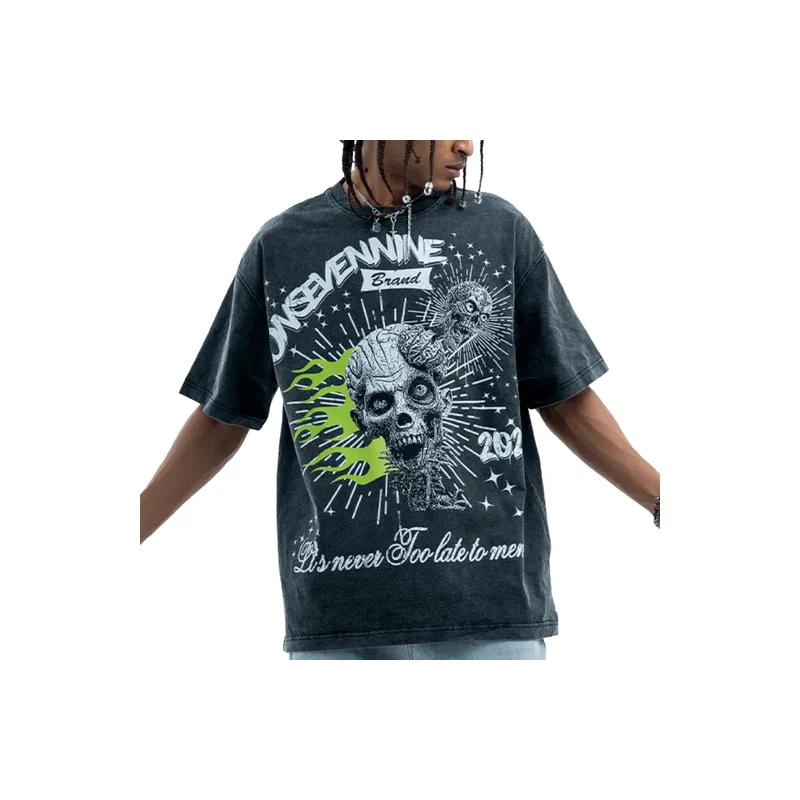 Retro Distress T Shirt-6