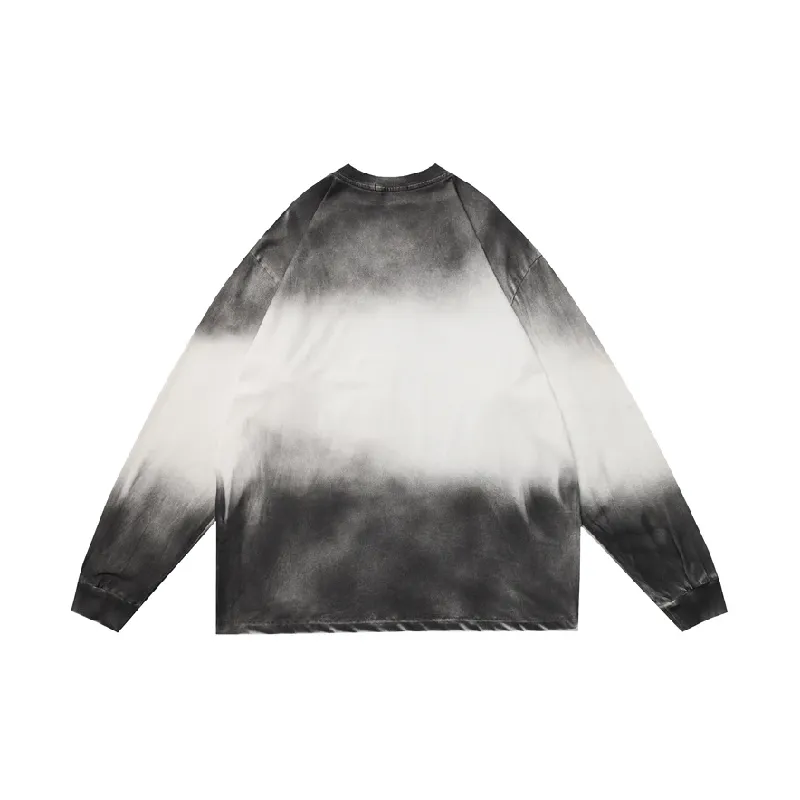 Retro Loose Cotton Blended Fabric T-Shirt-3