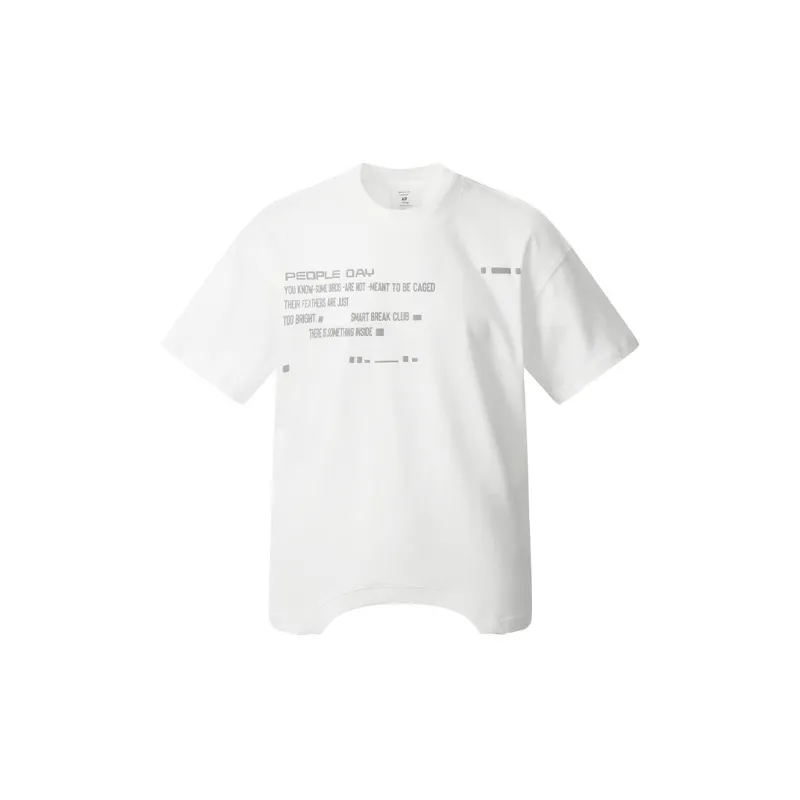 Casual Letter 100% Cotton T-Shirt-0