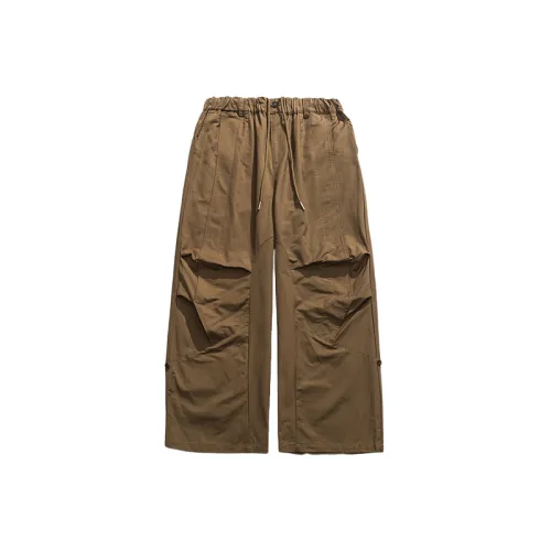 Multi Pocket Casual Drawstring Elastomer Pants