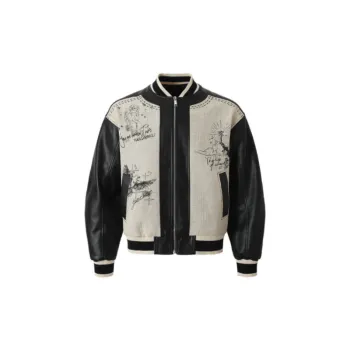 Retro Print Loose Jacket