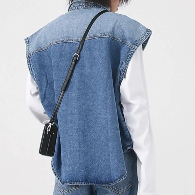 Casual Loose Cotton Blended Fabric Vest-2