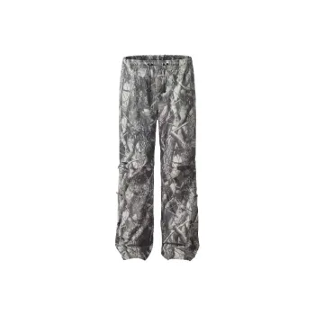 Retro Casual Polyester Cargo Pants
