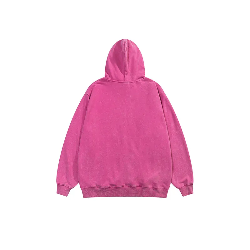 Printed Trendy Loose Hoodie-3