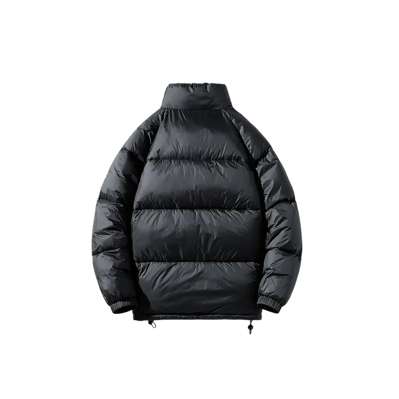 Basics Loose White Duck Down Jacket-1
