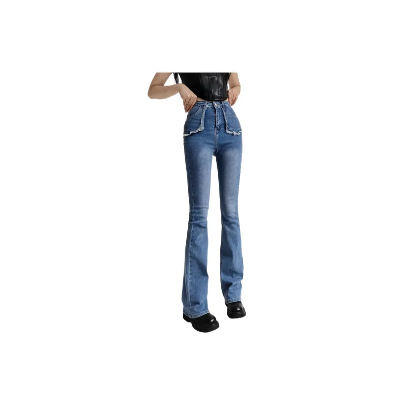 Retro Fashionable Jeans-6