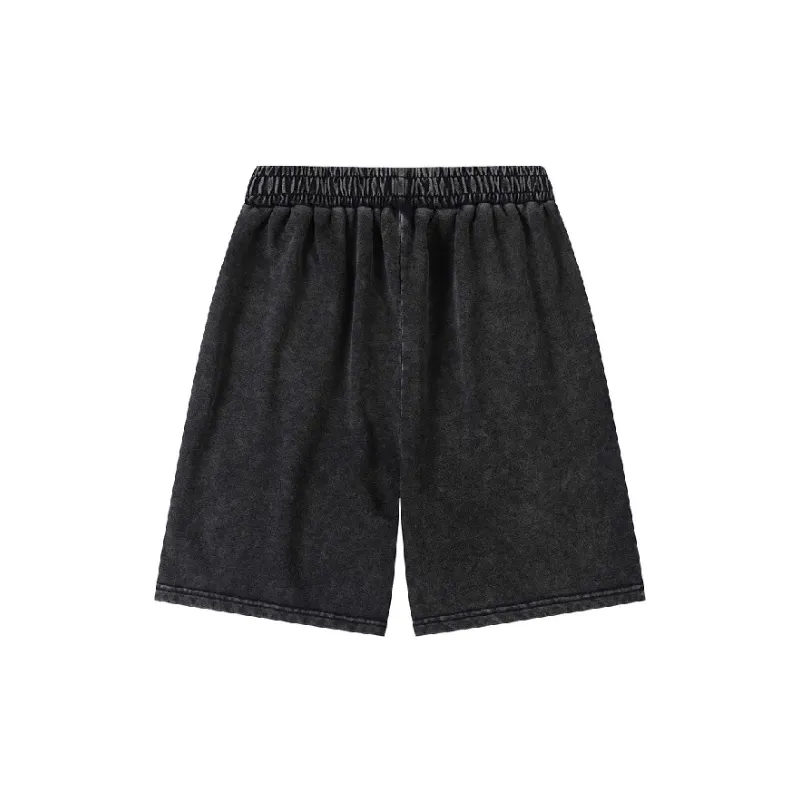 Retro Straight Leg Cotton Baggy Casual Shorts Unisex-1