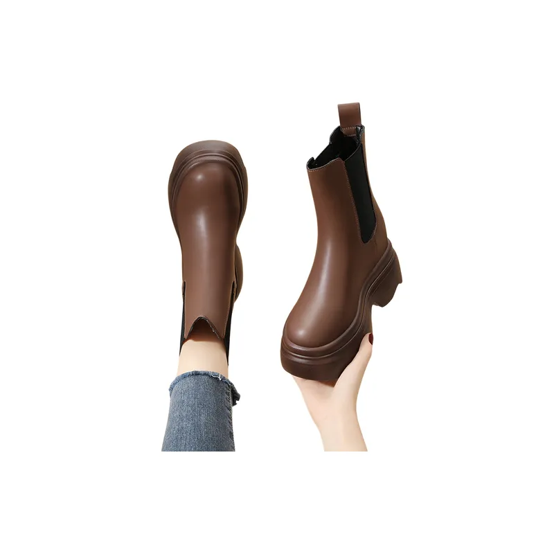 Fashionable Plain Chelsea Boot-1