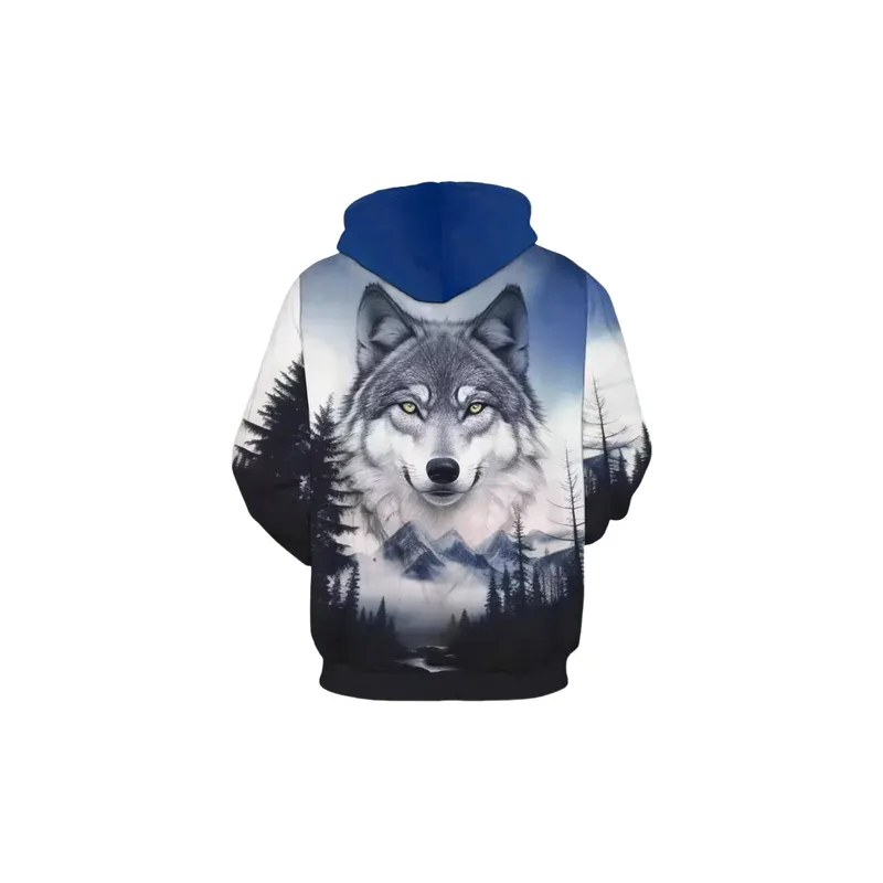 Casual Print 230g South Korean Silk Sweatshirt-1