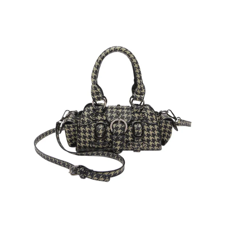 Retro Leopard Print Handbag-0