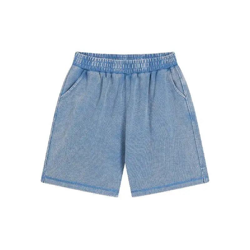 Fashionable Loose Cotton Casual Shorts-0