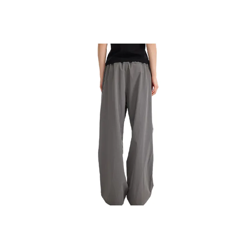 Simple Lightweight Nylon Casual Pants Unisex-4