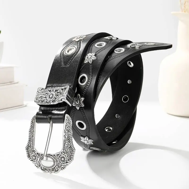 Punk Retro Cool Leather Belt-2