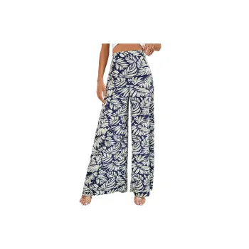 Fashionable Loose Polyester Casual Pants Women