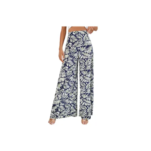 Fashionable Loose Polyester Casual Pants Women