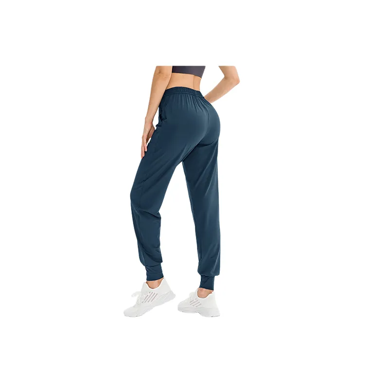 Casual Simple Polyester Sports Pants Women-11