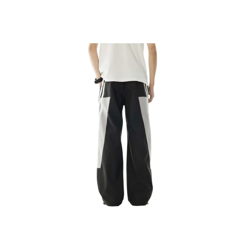 Loose Sporty Blended Synthetic Fabrics Casual Pants-9