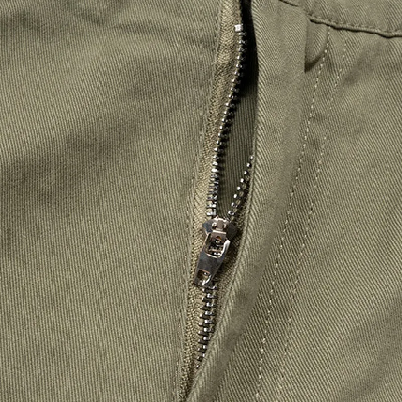 Casual Straight Leg Cargo Pants-3
