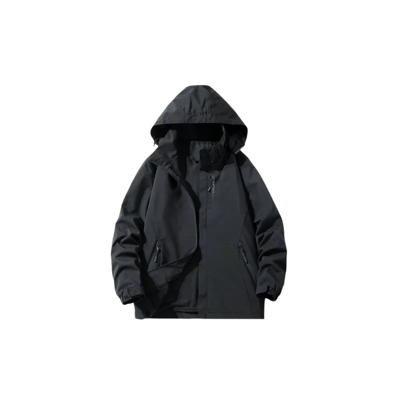 Retro Loose Polyester Outdoor Jacket-0
