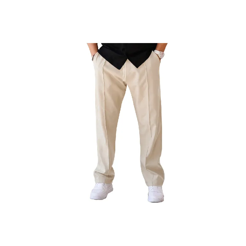 Fashionable Loose Straight Leg Casual Pants-16