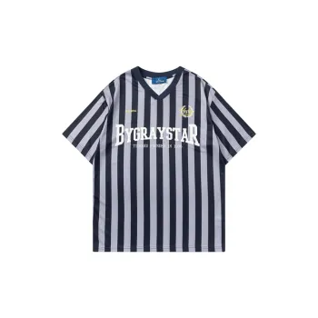 Retro Trendy Striped T Shirt