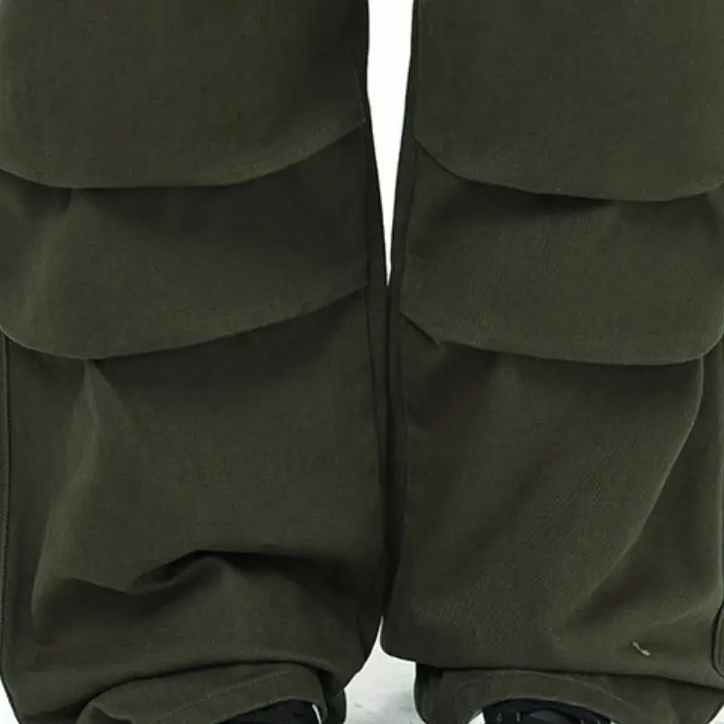 Trendy Casual Cotton Cargo Pants-4