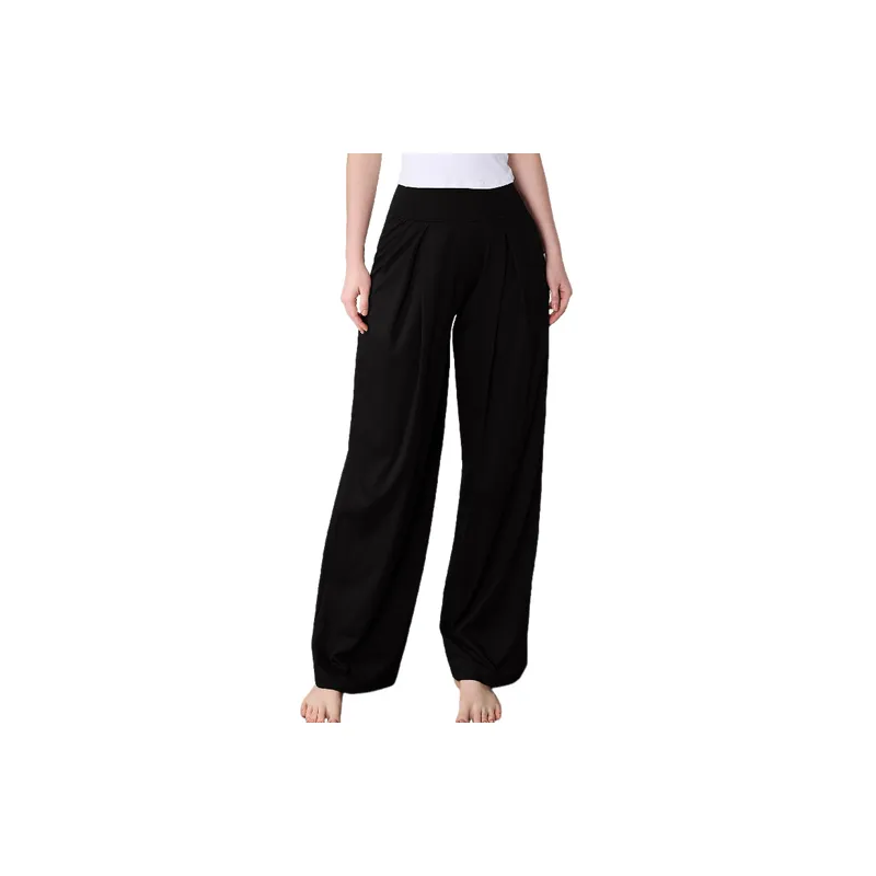 Fashionable Breathable Polyester Cotton Blend Sports Pants Women-4