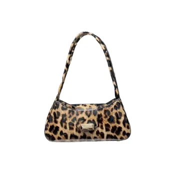 Fashionable Leopard Print Shoulder Bag