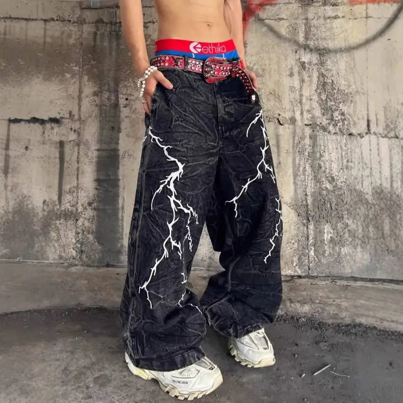 Retro Embroidery Jeans-2