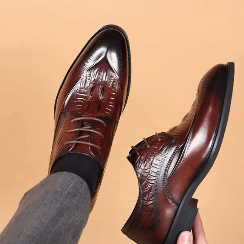 Simple Plain Dress Shoes-1