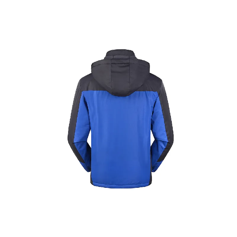 Outdoor Loose Blended Synthetic Fabrics Quilted Jacket-4