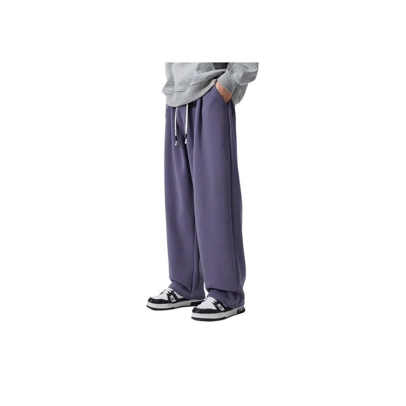 Loose Drawstring Casual Pants-1