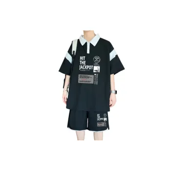 Casual Short Sleeved Shirt and Shorts Two Piece Set
