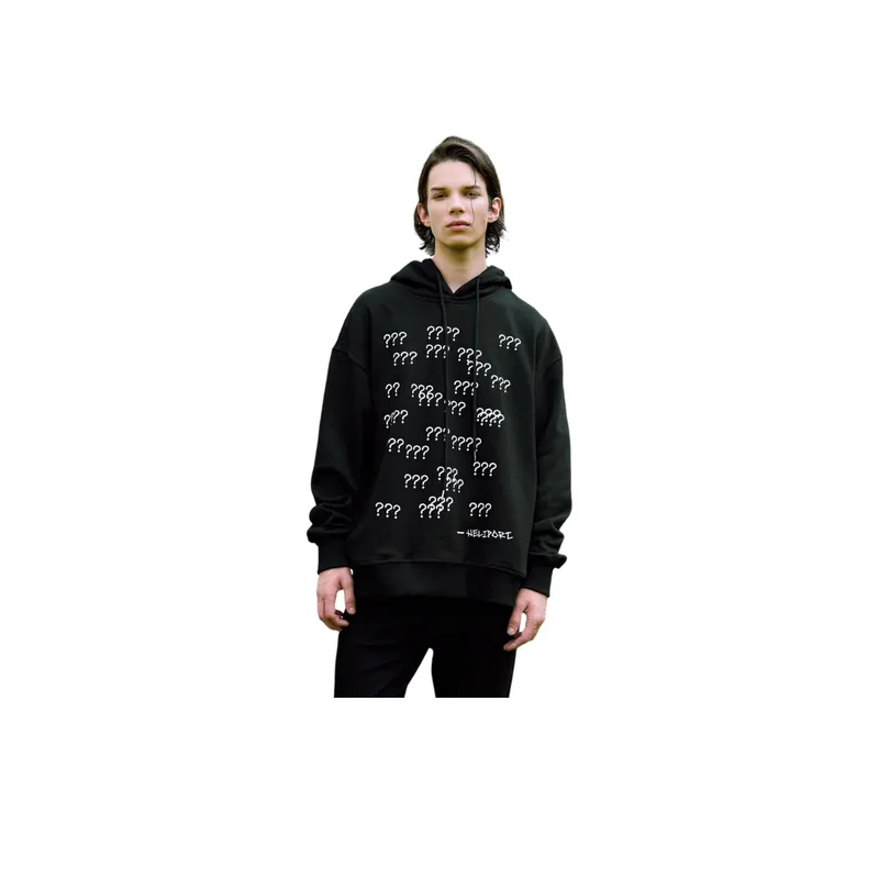 HELIPORT Apron Question mark HoodieLoose Personality Loose Jacket-2