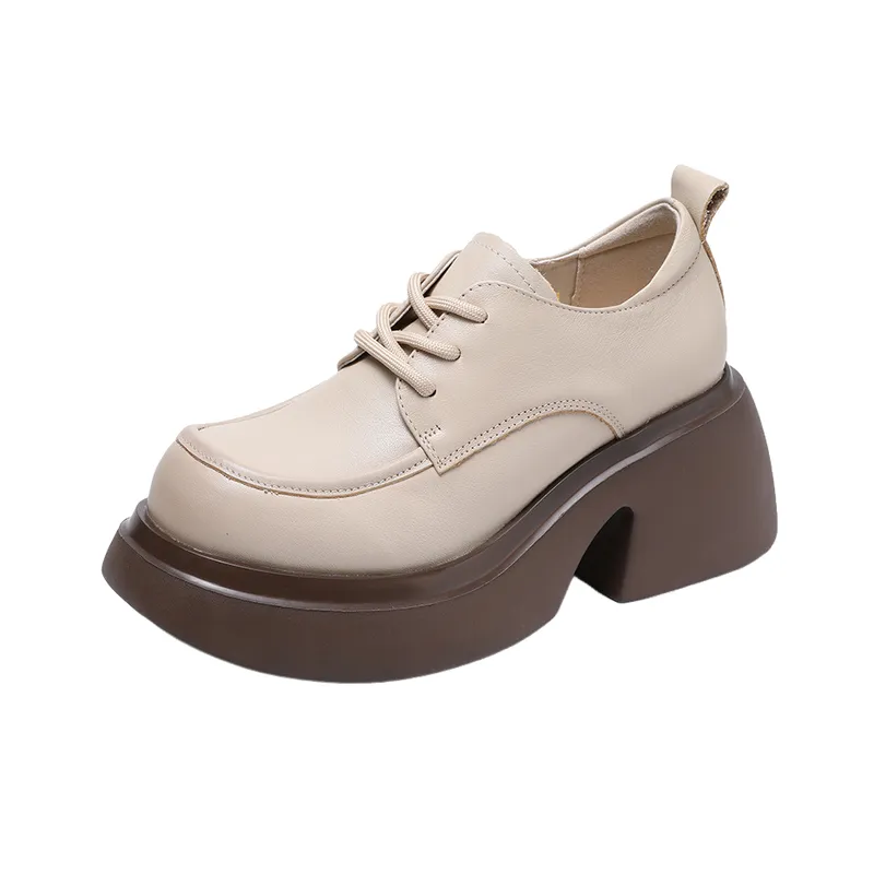 Fashionable Retro Platform Shoes-0
