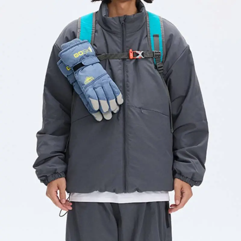 Casual Simple White Duck Down Jacket-10