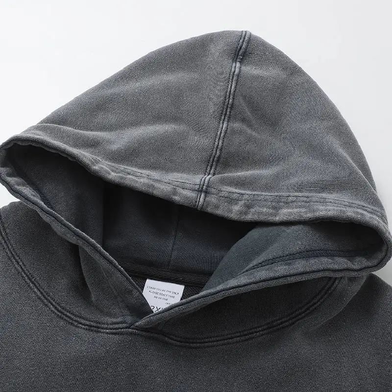 Fashionable Washed Sweatshirt-4