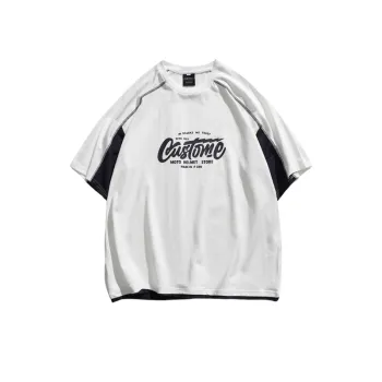 Pure Cotton Contrast Color T Shirt