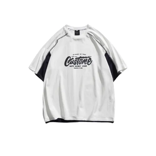 Pure Cotton Contrast Color T Shirt