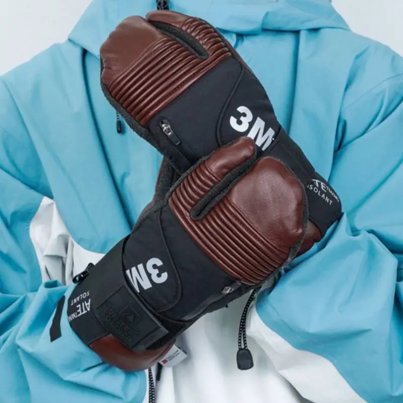 Basics Warming Ski Gloves-1