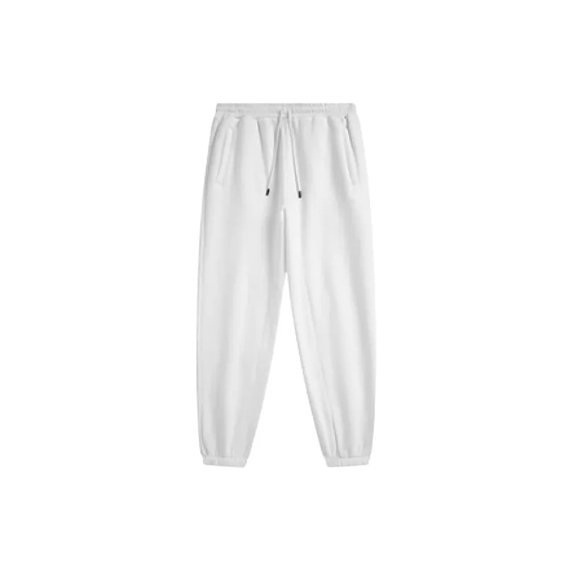 Plain Fashionable Cotton Casual Pants-1