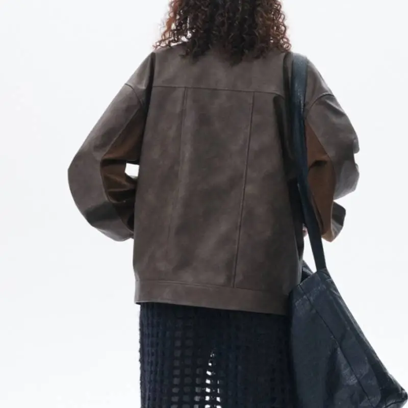 Fashionable Zipper Polyester Jacket-3