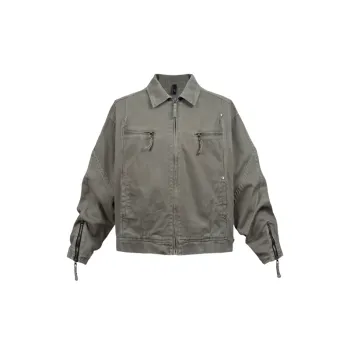 Retro Fashionable Washed Cotton Jacket