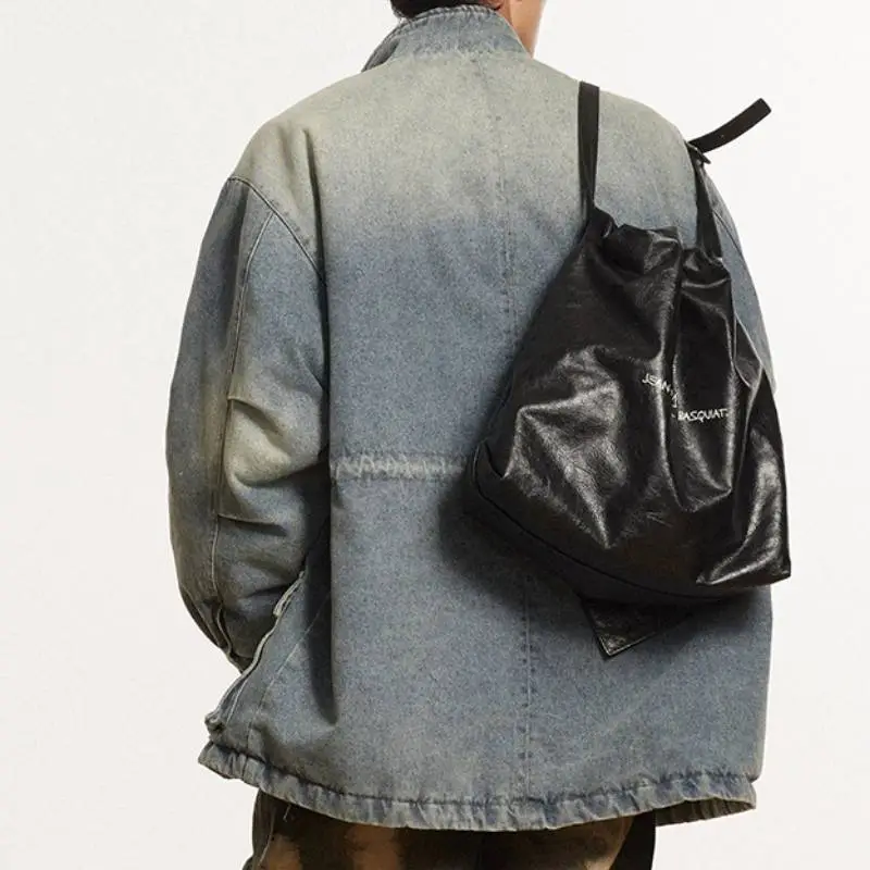 Casual Plicated Polyester Jacket-3
