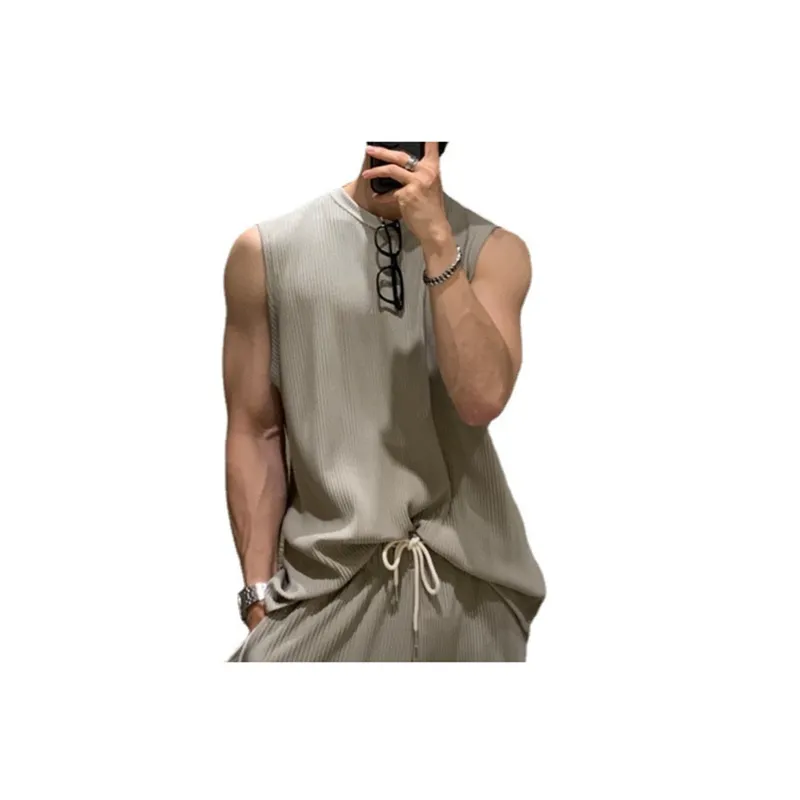 Trendy Sleeveless Sports Vest-2