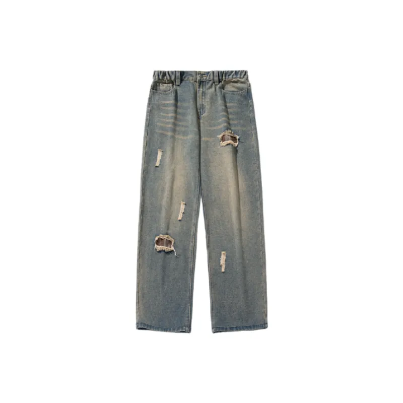 Retro Washed Jeans-4