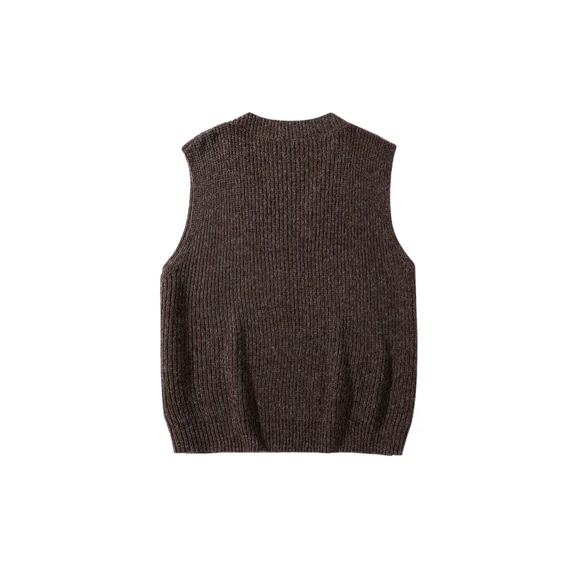 Fashionable Loose Corduroy Vest-3