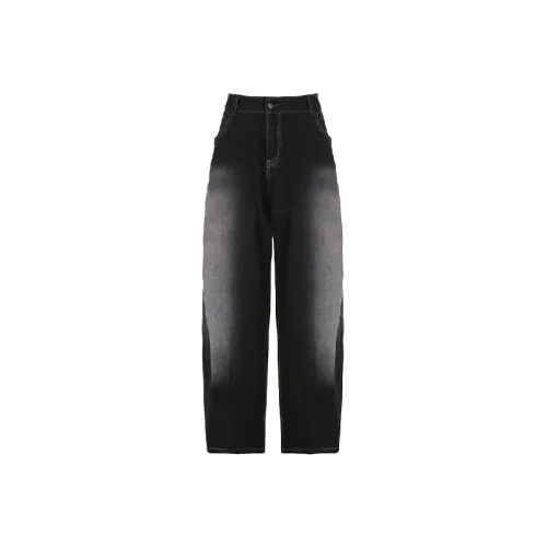 Retro Washed Jeans Women