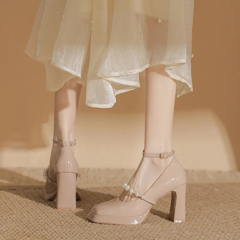 Elegant Waterproof High Heels-1