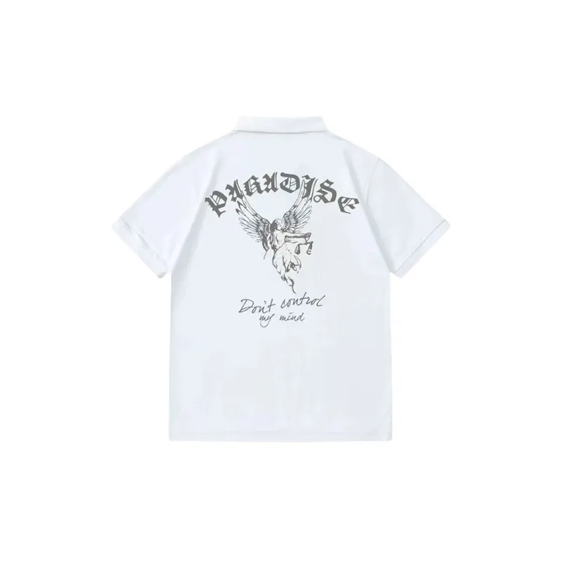 Loose Trendy Polo Shirt-1